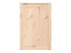 Caja de lavandería 44x44x66 cm Madera maciza de pino
