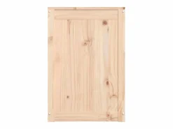 Caja de lavandería 44x44x66 cm Madera maciza de pino