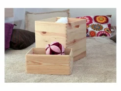 Discount Astigarraga Caja de madera 30 x 20 x 14 cm Beige