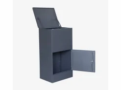 Hot Caja de paquetes de 56cm en acero galvanizado con candado antracita Buzón