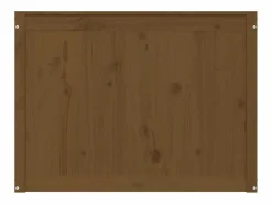 Caja de ropa marrón miel 88,5x44x66 cm Madera maciza de pino Cesto De Ropa