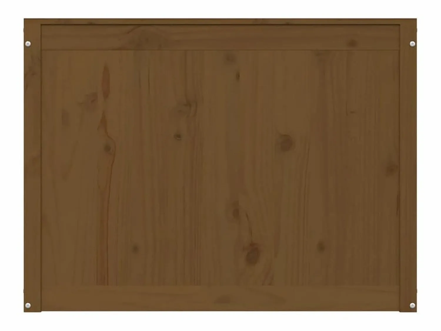 Caja de ropa marrón miel 88,5x44x66 cm Madera maciza de pino Cesto De Ropa