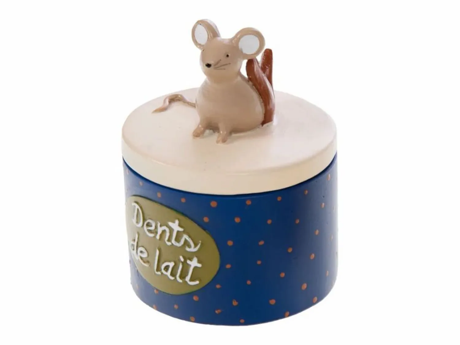 Outlet Caja dientes de leche pack 2 Liam 7x5x5 cm Azul