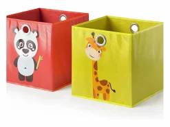 New Caja plegable /amarillo 30x30x30 Accesorios De Almacenaje
