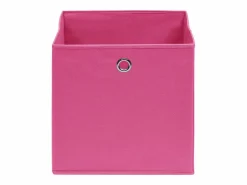 New Cajas de almacenaje 4 uds Tela no tejida 28x28x28 cm Rosa