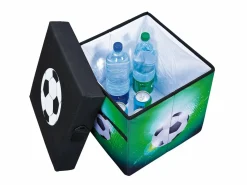 Discount ebuy24 Cajas de almacenamiento Fabo, bolsa refrigeradora, taburete, con tapa, , blanco, verde. Negro