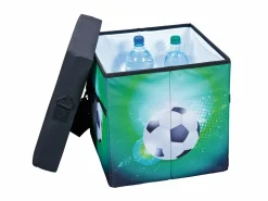 Discount ebuy24 Cajas de almacenamiento Fabo, bolsa refrigeradora, taburete, con tapa, , blanco, verde. Negro