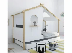 Outlet Cajón de almacenaje MDF 21.3x201,4x96,7cm Cama Montessori