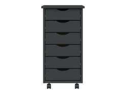 Sale vidaxl Cajonera con ruedas MOSS madera maciza de pino Gris