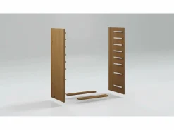 vidaxl Cajonera con ruedas MOSS madera maciza de pino Gris
