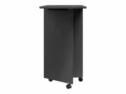 Clearance vidaxl Cajonera con ruedas y escritorio MOSS madera maciza pino Gris