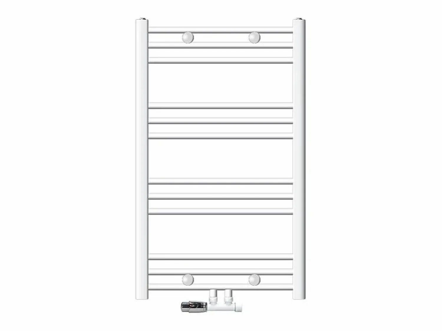 Discount Calentador de toallas no eléctrico Sahara, 600 x 800 mm, , conexión central Toallero Eléctrico