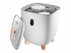 New Calentador de Toallas SucceBuy 25 L, Cubo Secatoallas para Baño, con Pantalla LED, Regulación de Temperatura y Temporizador 20/40/60/90 min Toallero Eléctrico