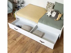 Cama + cajones aglomerado con somier 105x190cm