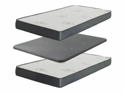 Cama + elevable aglomerado con somier 105/90 cm
