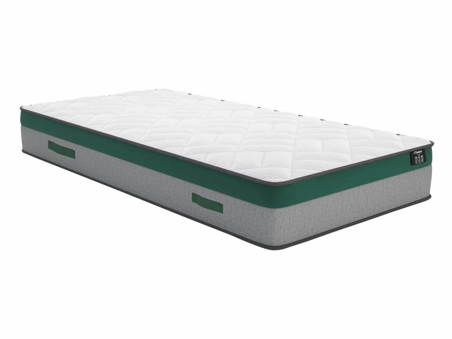 Best Cama 90 x 190 cm - canapé abatible HESTIA + colchón de muelles ensacados Conjunto Colchón Y Somier