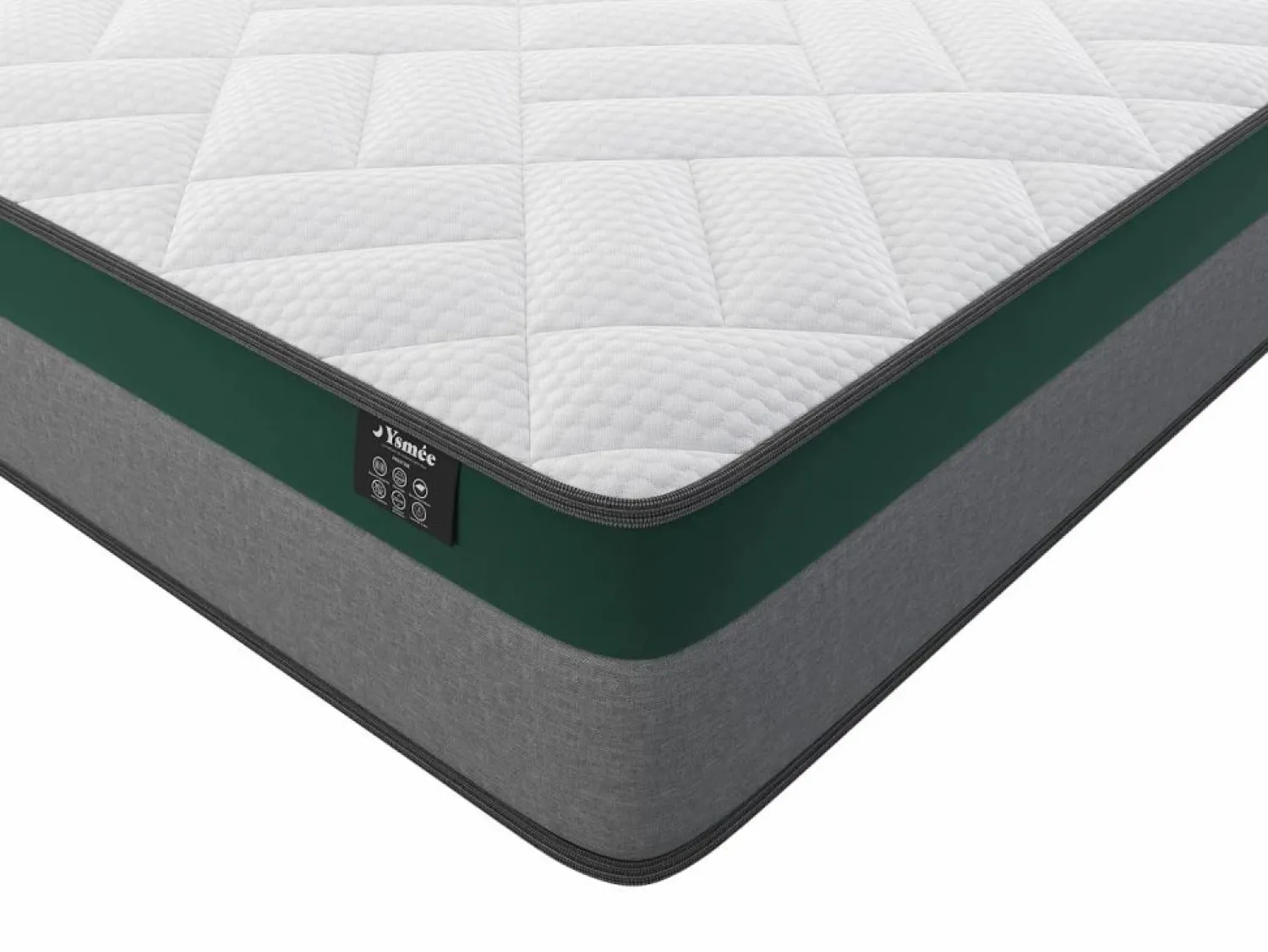 Best Cama 90 x 190 cm - canapé abatible HESTIA + colchón de muelles ensacados Conjunto Colchón Y Somier