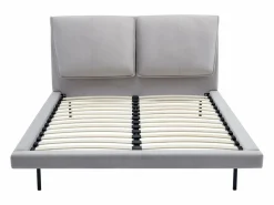 Clearance Cama 160 x 200 cm en terciopelo color + colchón - IBEDIA Cama Terciopelo