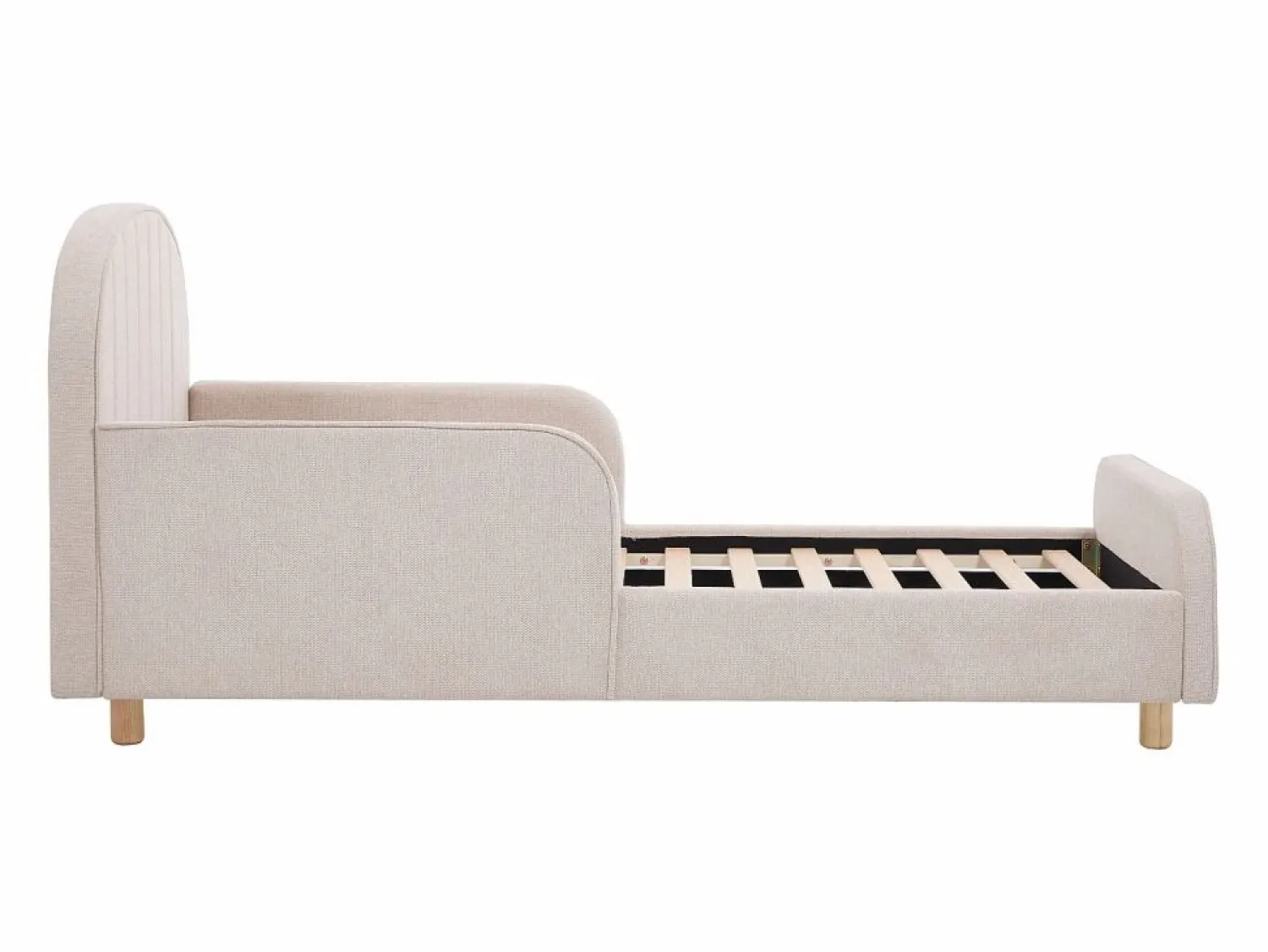 New Cama 90 x 190 cm tejido texturizado en color - MIRAVELO Cama Infantil