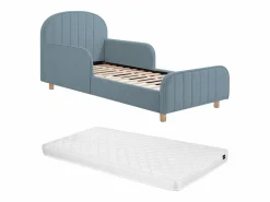 Best cama 90 x 190 cm tejido texturizado en color + colchón - MIRAVELO Cama Infantil