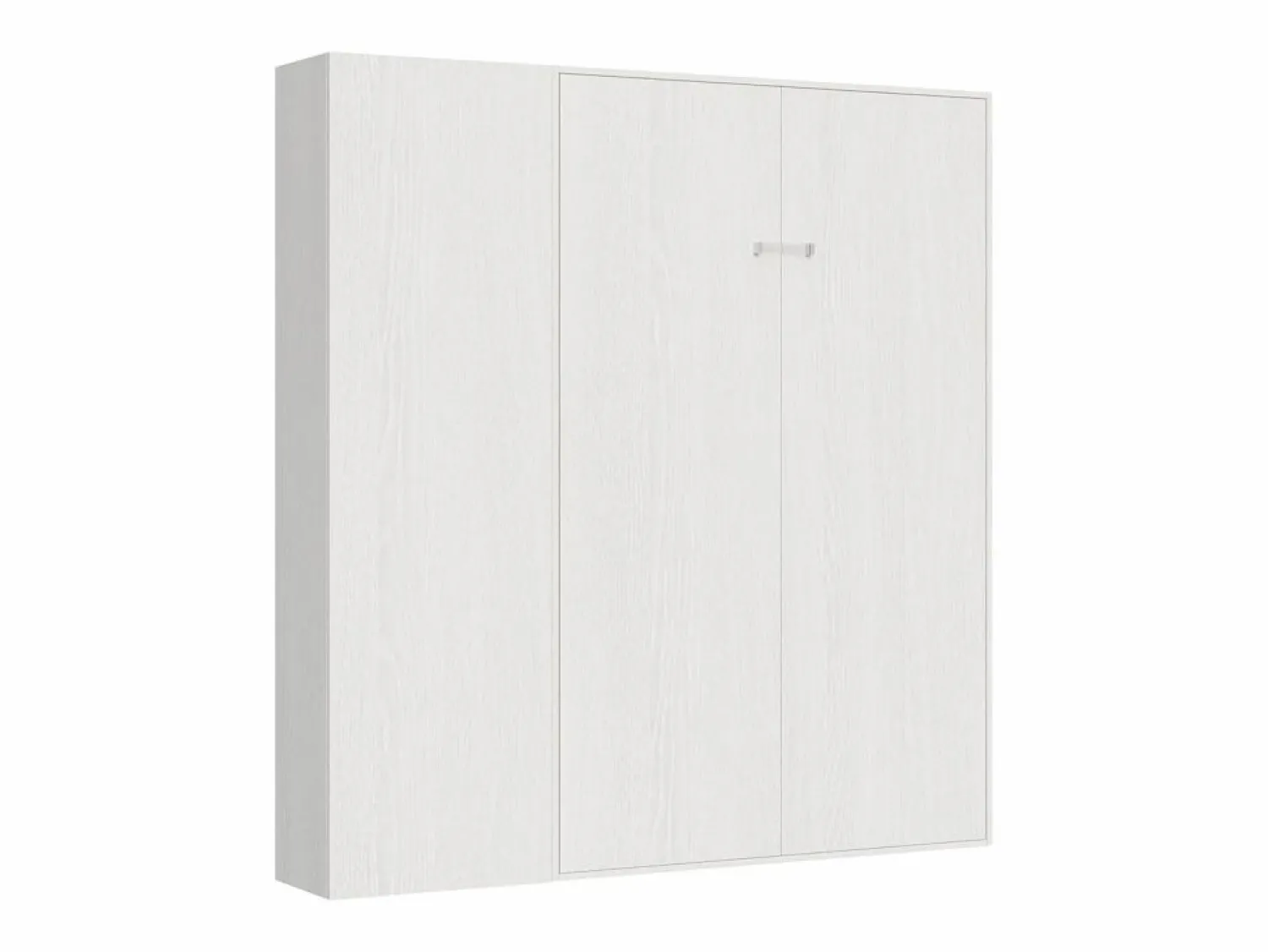 Discount ITAMOBY Cama abatible 140 vertical Kentaro con columna Fresno Blanco