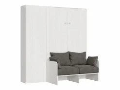 ITAMOBY Cama abatible 120 vertical Kentaro Sofà con columna Fresno - ALESSIA 20