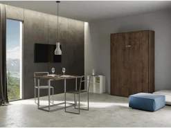Best ITAMOBY Cama abatible 140 vertical Kentaro Nogal Marru00f3n
