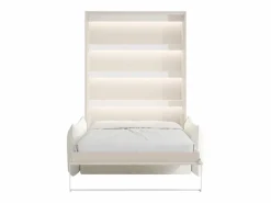 Sale Cama abatible 140 x 200 cm apertura vertical manual leds + sofá - RAPILI Cama Abatible