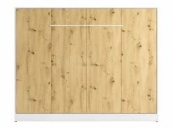 Online Cama abatible 140 x 200 cm apertura horizontal con leds blanco y natural - RAPILI Cama Abatible