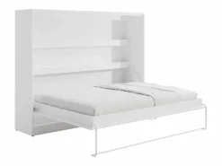 Discount Cama abatible 140 x 200 cm apertura horizontal manual leds + colchón - RAPILI Cama Abatible