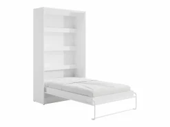 Best Cama abatible 120 x 200 cm apertura vertical manual leds + colchón - RAPILI Cama Abatible