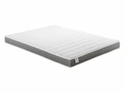 Vente-unique Cama abatible vertical 160 x 200 cm 1 armario + espejo + colchón - RAPILI