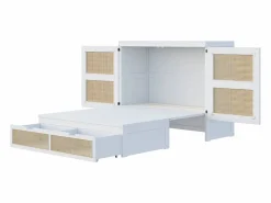 Hauss Spole Cama abatible 140x200 cm con somier y 2 cajones -