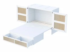 Hauss Spole Cama abatible 140x200 cm con somier y 2 cajones -