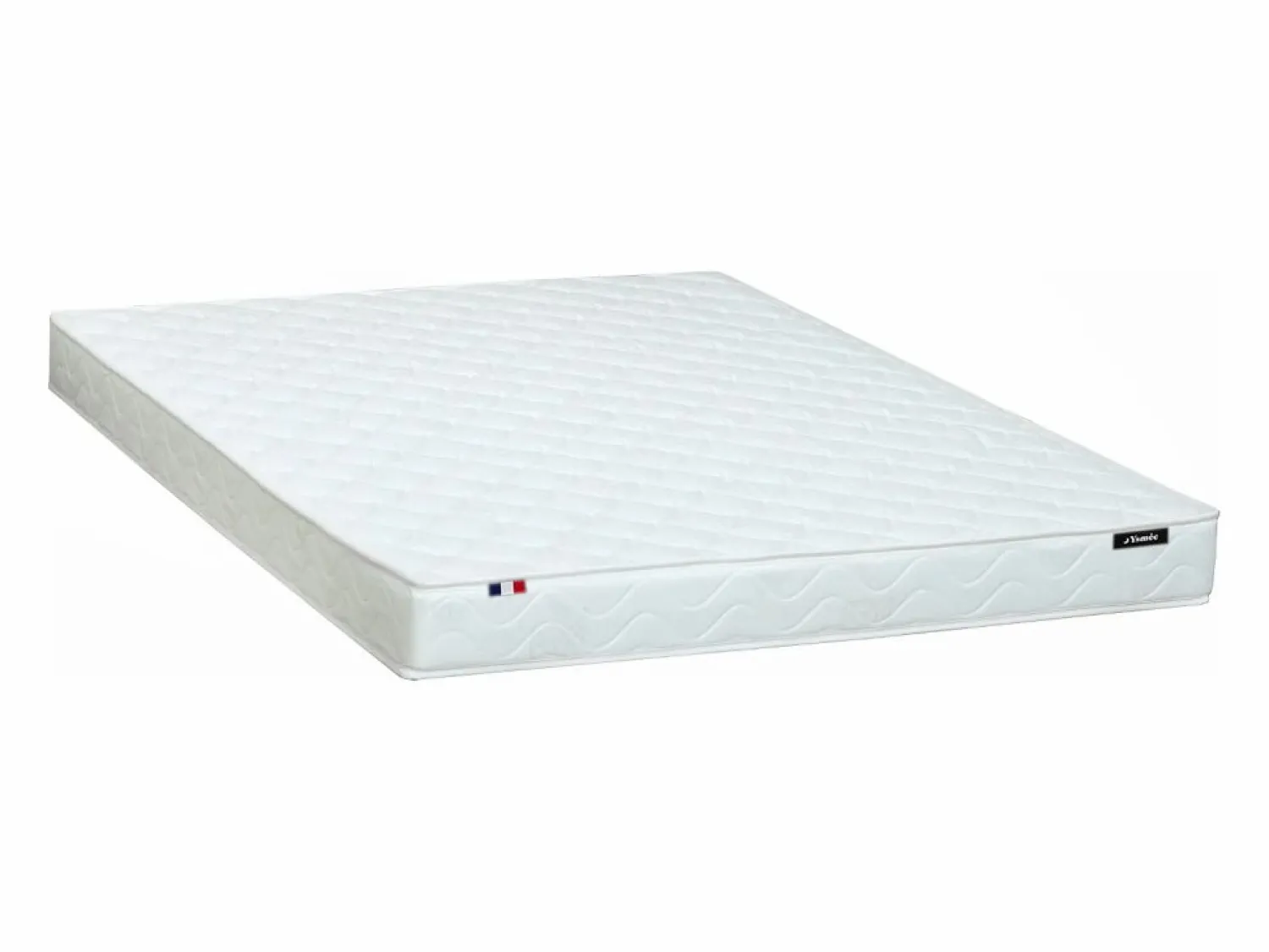 Sale Vente-unique Cama alta CASUALII para 2 personas con escritorio, color , con colchón Blanco