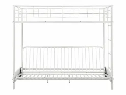 Vente-unique Cama alta de metal de 90 x 190 cm con banco convertible MODULO V