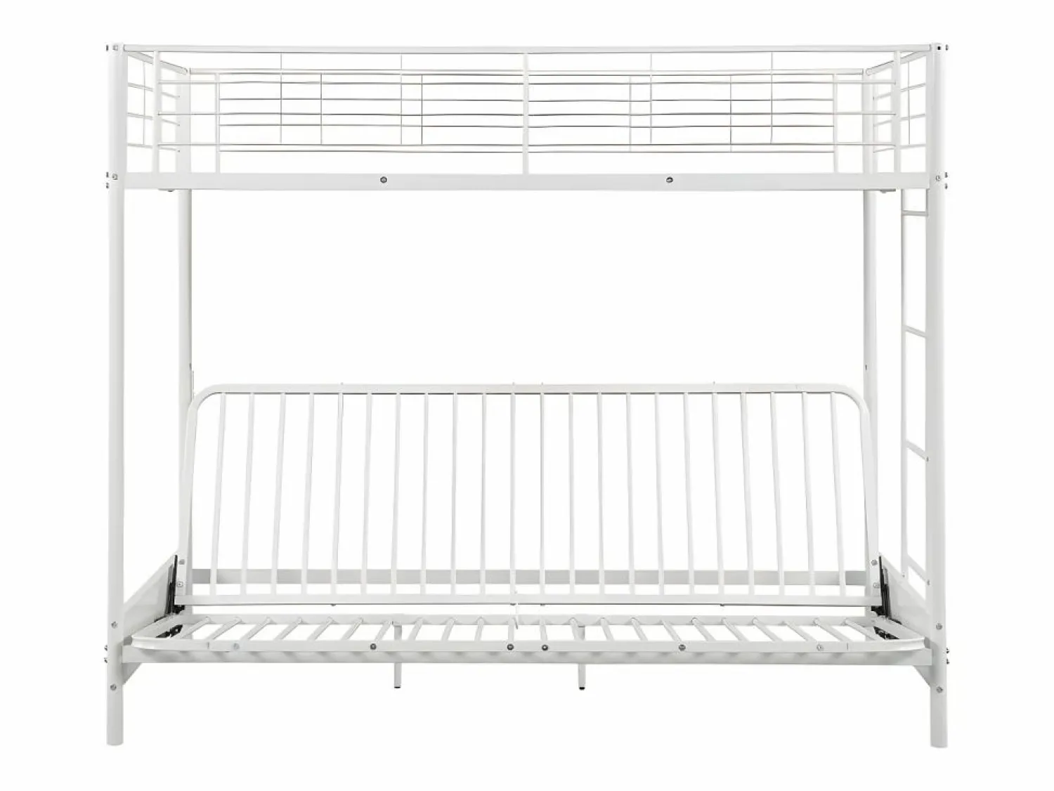 Vente-unique Cama alta de metal de 90 x 190 cm con banco convertible MODULO V