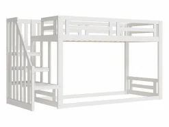 Online Cama altillo infantil 90×200 cm - con escalera y somier de láminas - Cama Alta