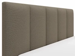 Hot Vente-unique Cama arcón king size 200 x 200 cm de tela color - KILACLO Topo