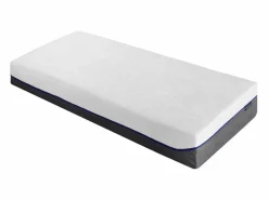 Ysmée Cama articulada eléctrica somier colchón de muelles 5 zonas 2 x 70 x 190 cm beige ANTALISA