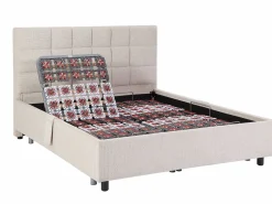 Ysmée Cama articulada eléctrica somier colchón de muelles 5 zonas 2 x 70 x 190 cm MANAM