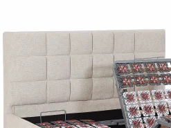Ysmée Cama articulada eléctrica somier colchón de muelles 5 zonas 2 x 70 x 190 cm MANAM
