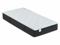 Ysmée Cama articulada eléctrica somier colchón de muelles 5 zonas 2 x 90 x 200 cm MANAM Gris