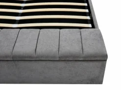 New Cama baúl 140 x 190 cm con banco de tela en color - DOUINO Cama Con Canapé