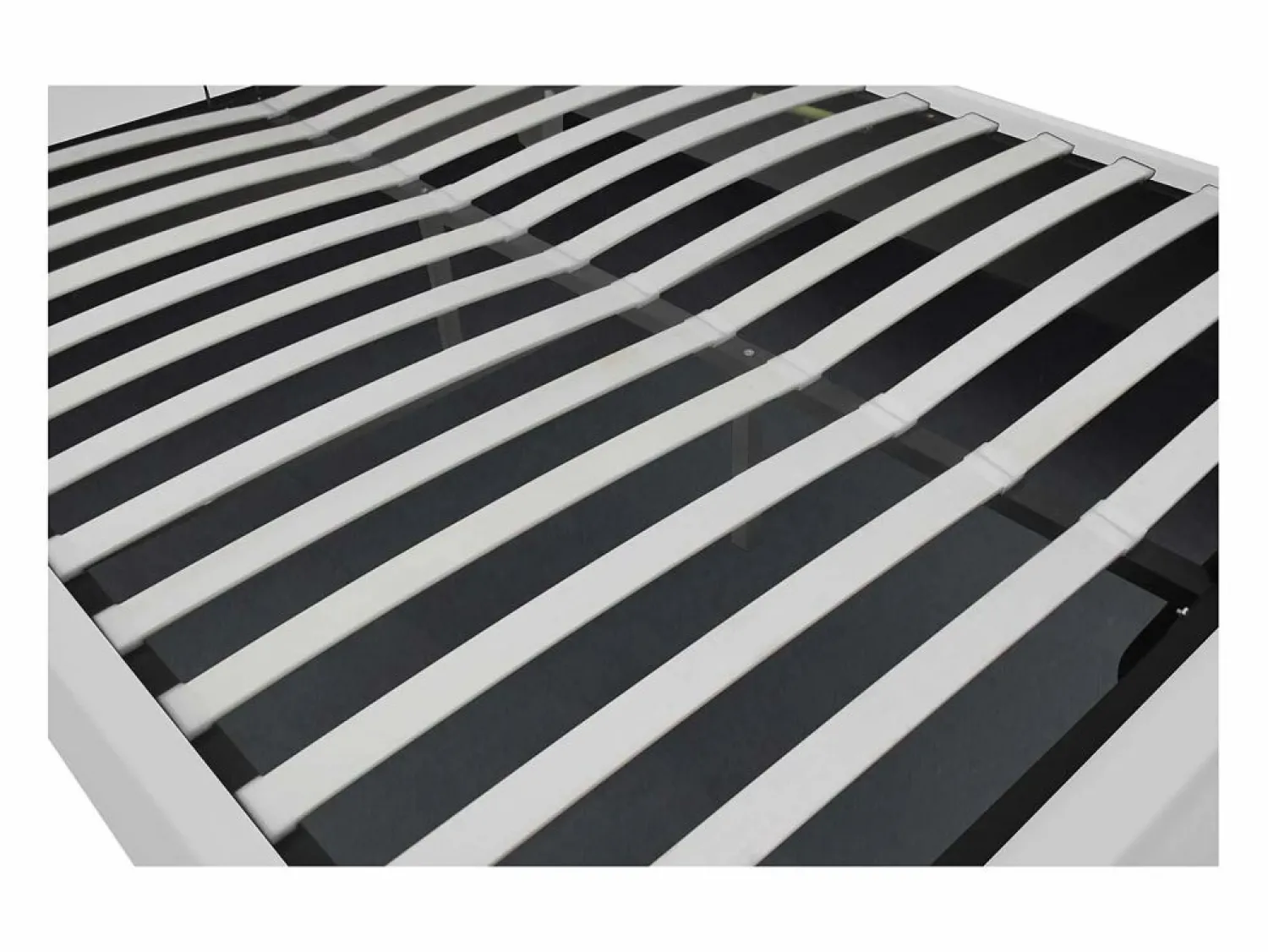 Discount Concept-Usine Cama blanca con caja de almacenaje y LED 160X200 NEW YORK Blanco