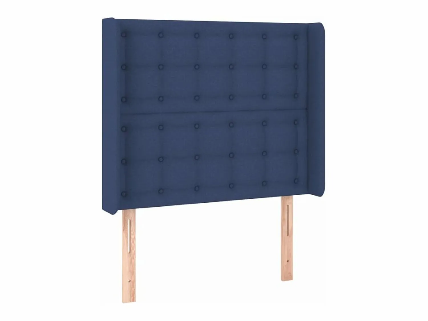 Clearance Cama box spring colchón y luces LED tela azul 90x190 cm Somier Tapizado|Somier - 90X190Cm