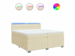 Sale Cama box spring con colchón tela color 200x200 cm Base De Cama De Láminas