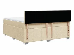 Sale Cama box spring con colchón tela color 200x200 cm Base De Cama De Láminas