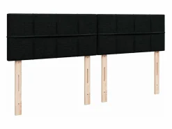 Clicnbuy Cama box spring con colchón tela 180x200 cm