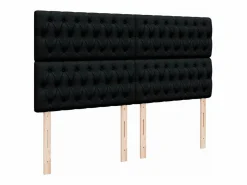 Clicnbuy Cama box spring con colchón tela 200x200 cm